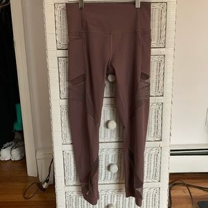 lululemon purple leggings with pockets